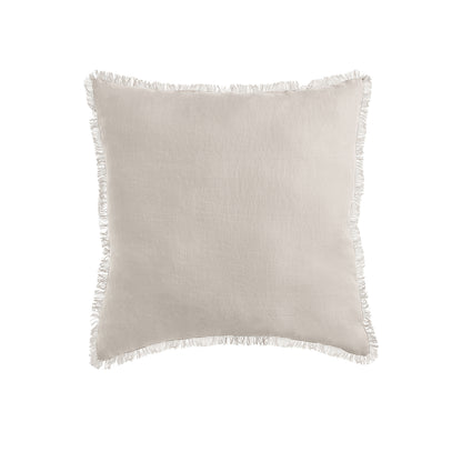 Vintage Design Homewares Natural French Linen Filled Cushion Square - 55cm x 55cm V442-HIN-CUSHION-FRENCHLINEN-NATURAL-SQ