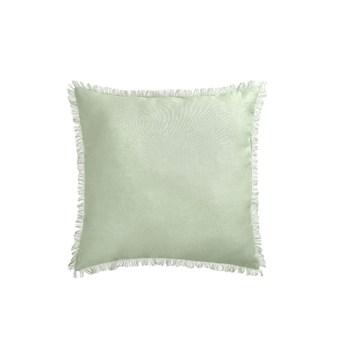 Vintage Design Homewares Sage French Linen Filled Cushion Square - 55cm x 55cm V442-HIN-CUSHION-FRENCHLINEN-SAGE-SQ