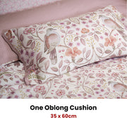 PIP Studio Garden of Dove Off White Cotton Cover Oblong Cushion 35cm x 60cm V442-HIN-CUSHION-GARDENOFDOVE-OFFWHITE-RE