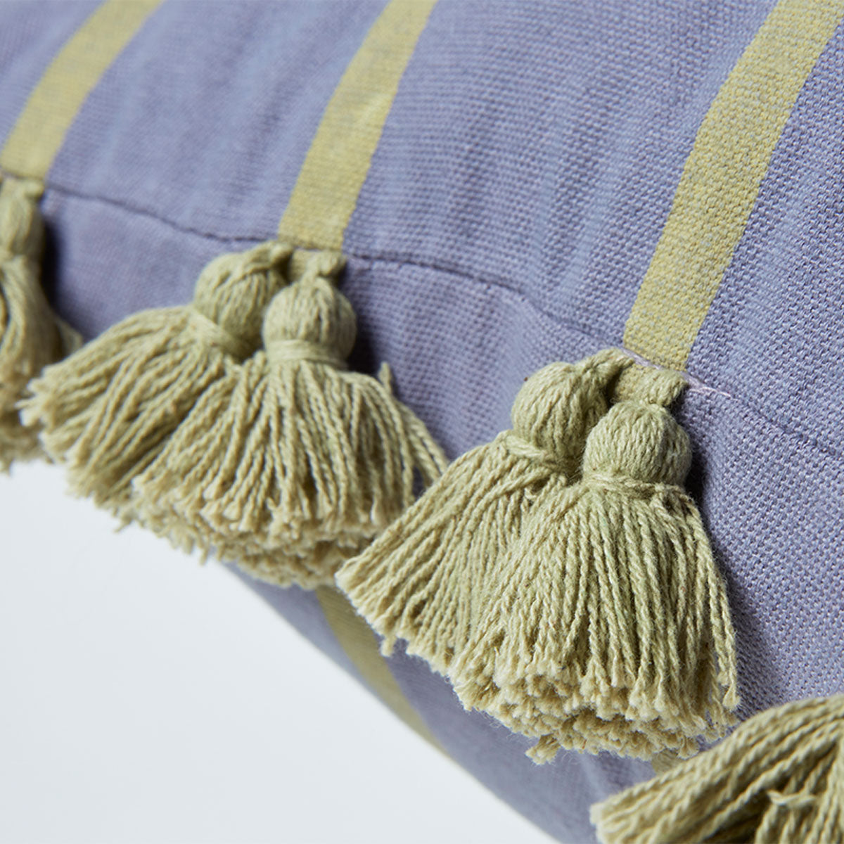 KAAT Amsterdam Jelke Mauve Stripes Oblong Filled Cushion 40cm x 60cm V442-HIN-CUSHION-JELKE-MAUVE-RE