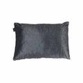 KAAT Amsterdam Julan Anthracite Velvet Oblong Filled Cushion 40cm x 60cm V442-HIN-CUSHION-JULAN-ANTHRACITE-RE