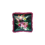 Bedding House Jungle Fever Pink Filled Cushion V442-HIN-CUSHION-JUNGLEFEVER-PINK-SQ