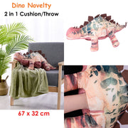 Happy Kids Dino Novelty Cushion/Throw V442-HIN-CUSHION-NOVELTY-DINO-SH