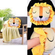 Happy Kids Lion Novelty Cushion/Throw V442-HIN-CUSHION-NOVELTY-LION-SH