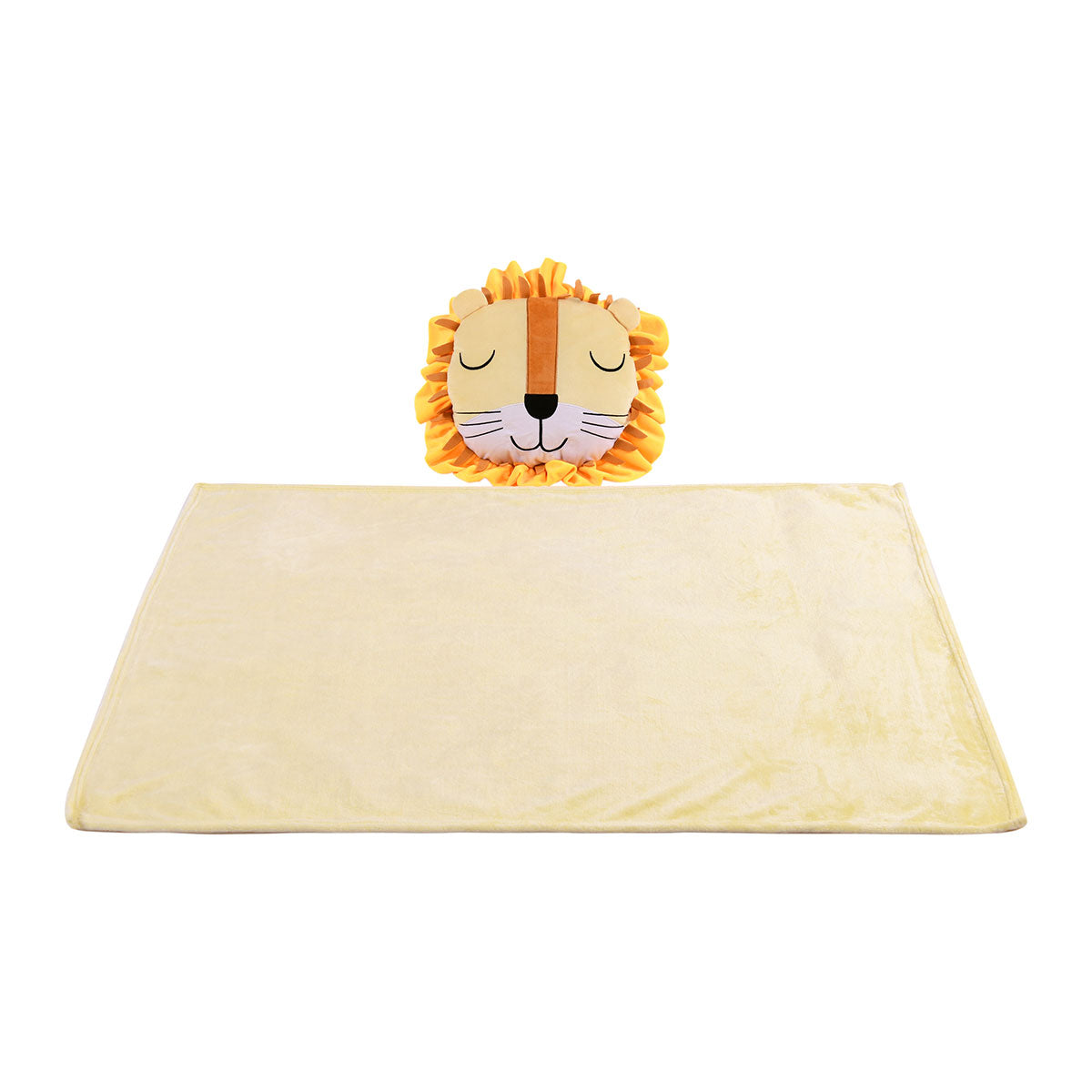 Happy Kids Lion Novelty Cushion/Throw V442-HIN-CUSHION-NOVELTY-LION-SH
