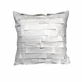 Accessorize Pleats White 45x45 cm Square Filled Cushion V442-HIN-CUSHION-PLEATS-WHITE-SQ