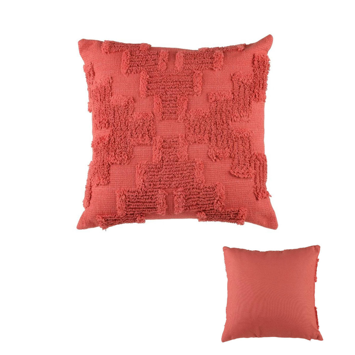 Accessorize Roseto Red Square Filled Cushion 45cm x 45cm V442-HIN-CUSHION-ROSETO-RED-SQ