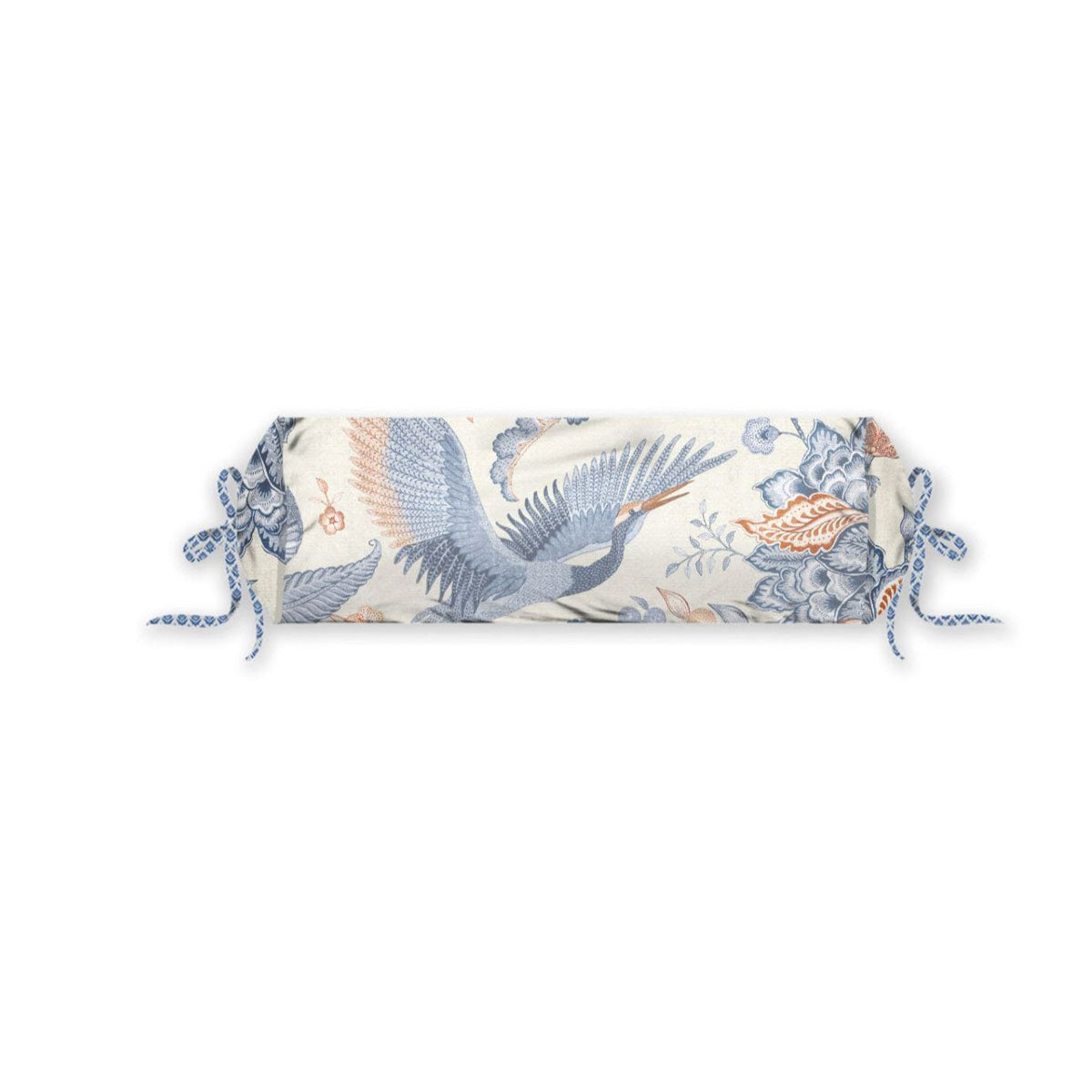 PIP Studio Royal Birds Blue Neckroll Cushion V442-HIN-CUSHION-ROYALBIRDS-BLUE-NK