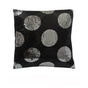 Sequined Black Silver Squared Filled Cushion V442-HIN-CUSHION-SEQUINED-BLACK-SQ