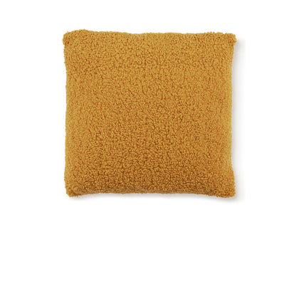 Bedding House Bedding House Sherpa Filled Square Cushion Brown V442-HIN-CUSHION-SHERPA-BROWN-SQ