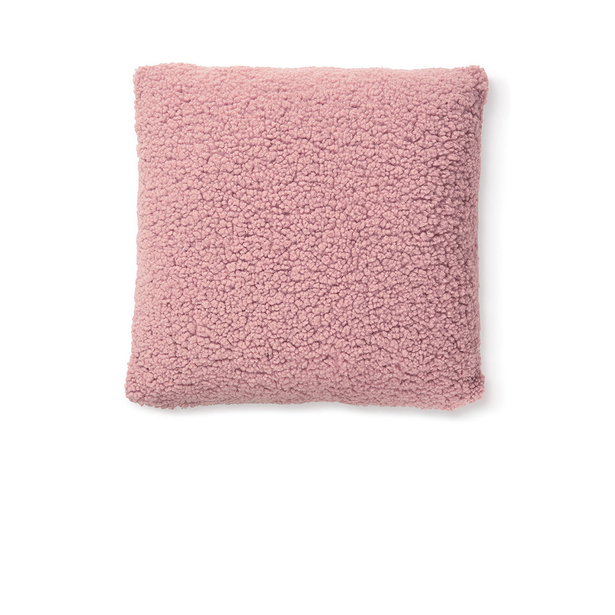 Bedding House Bedding House Sherpa Filled Square Cushion Mauve V442-HIN-CUSHION-SHERPA-MAUVE-SQ