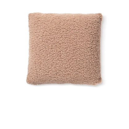 Bedding House Bedding House Sherpa Filled Square Cushion Ochre V442-HIN-CUSHION-SHERPA-OCHRE-SQ