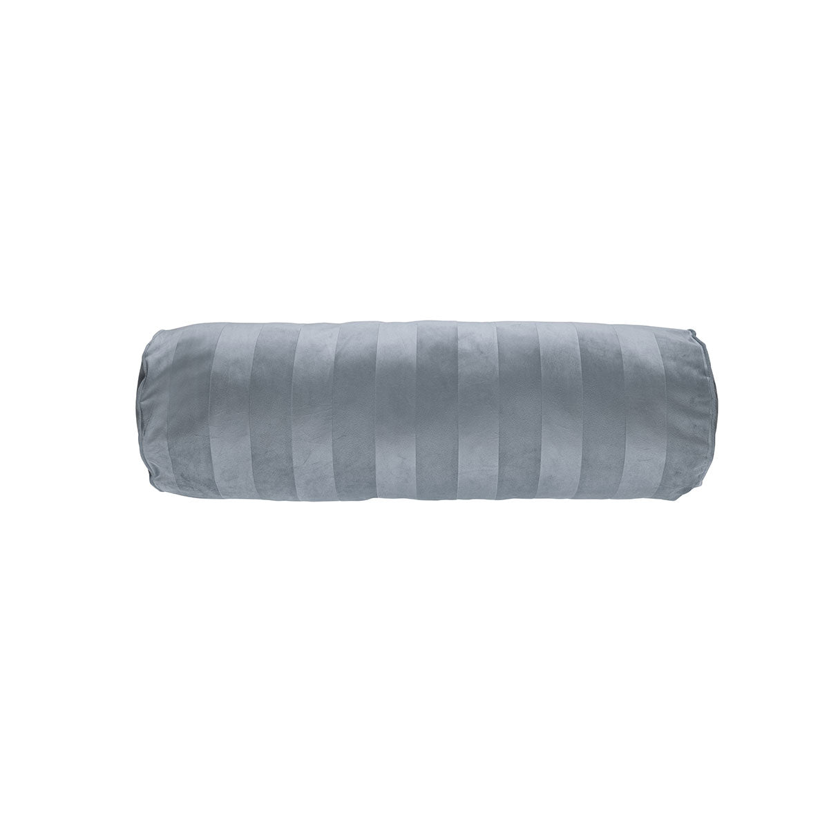 KAAT Amsterdam Softy Stripe Blue Grey Oblong Neckroll Filled Cushion 22cm x 70cm V442-HIN-CUSHION-SOFTYSTRIPE-BLUE-RE