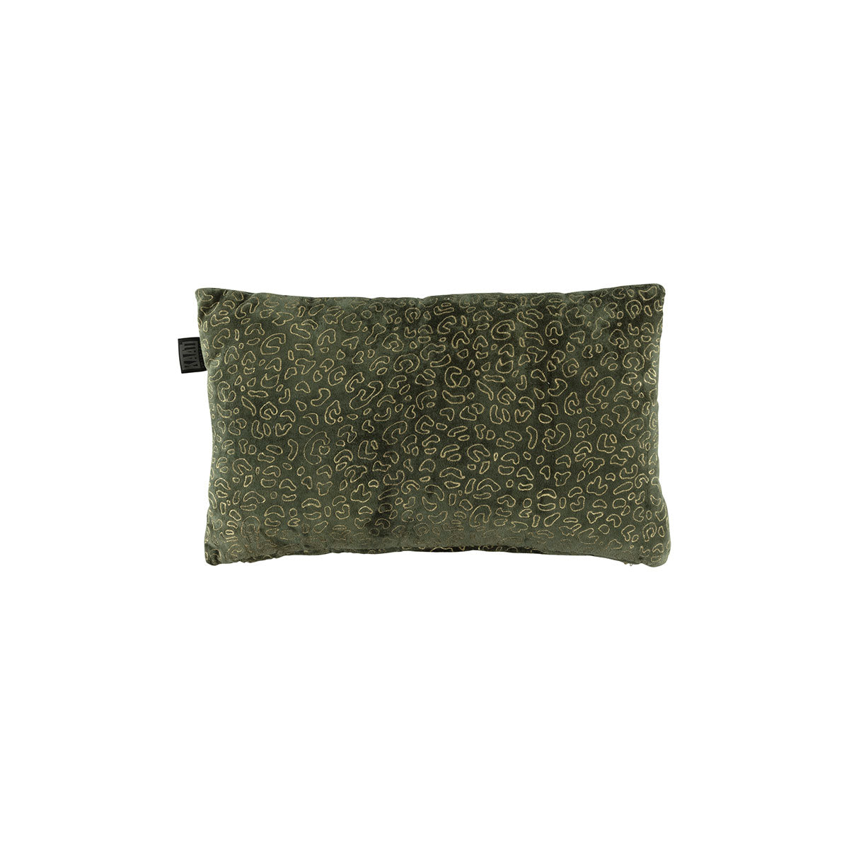 KAAT Amsterdam Spartan Green Animal Print Oblong Filled Cushion 30cm x 50cm V442-HIN-CUSHION-SPARTAN-GREEN-RE