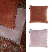 Bedding House Svenja Mauve Filled Square Cushion V442-HIN-CUSHION-SVENJA-MAUVE-SQ