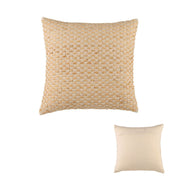 Accessorize Tami Cotton/Jute Square Filled Cushion 45cm x 45cm V442-HIN-CUSHION-TAMI-NATURAL-SQ