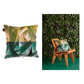 Bedding House Tropical Flora Green Quality Design Filled Polyester Cotton Cushion 45 x 45 cm V442-HIN-CUSHION-TROPICAL-GREEN-SQ