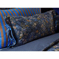 PIP Studio Tutti i Fiori Dark Blue Cotton Cover Oblong Cushion 35cm x 60cm V442-HIN-CUSHION-TUTTIIFIORI-DARKBLUE-RE