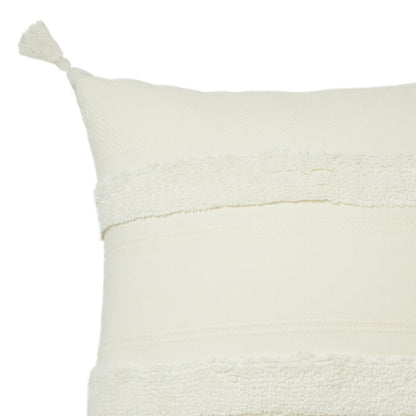 Accessorize Indra Cotton Cushion Cover Off White V442-HIN-CUSHIONC-INDRA-OFFWHITE-SQ
