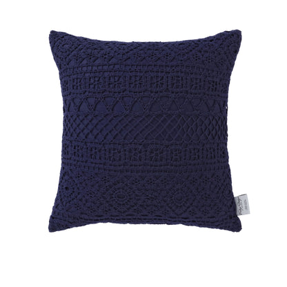 Vintage Design Homewares Tenille Eclipse Cotton Lace Cushion Cover V442-HIN-CUSHIONC-TENILLE-ECLIPSE-SQ