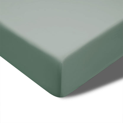Accessorize 400TC Sage Bamboo Cotton Fitted Sheet 40cm Wall Single V442-HIN-FITTEDS-BAMBOOCOTTON40CM-SAGE-SB