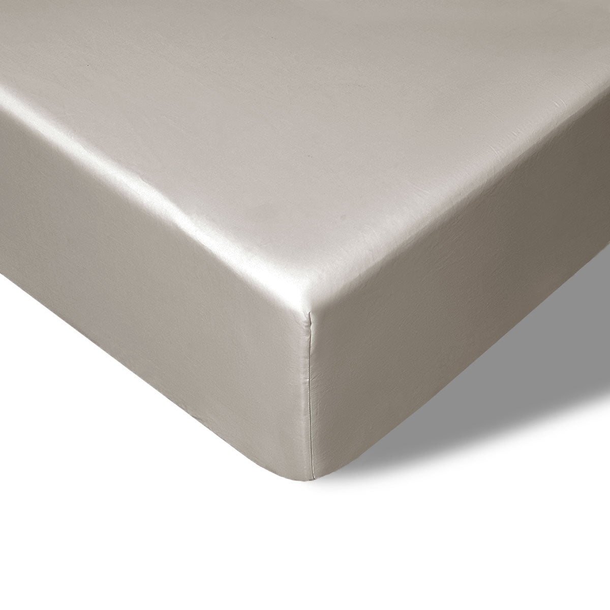 Accessorize 400TC Stone Bamboo Cotton Fitted Sheet 40cm Wall Double V442-HIN-FITTEDS-BAMBOOCOTTON40CM-STONE-DS