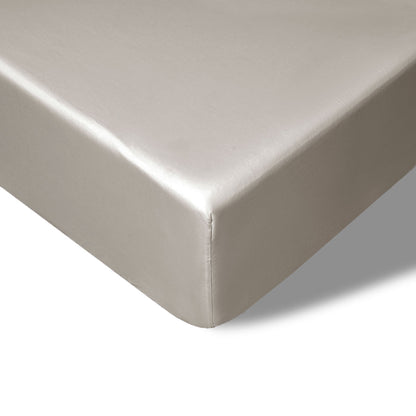 Accessorize 400TC Stone Bamboo Cotton Fitted Sheet 40cm Wall Queen V442-HIN-FITTEDS-BAMBOOCOTTON40CM-STONE-QS