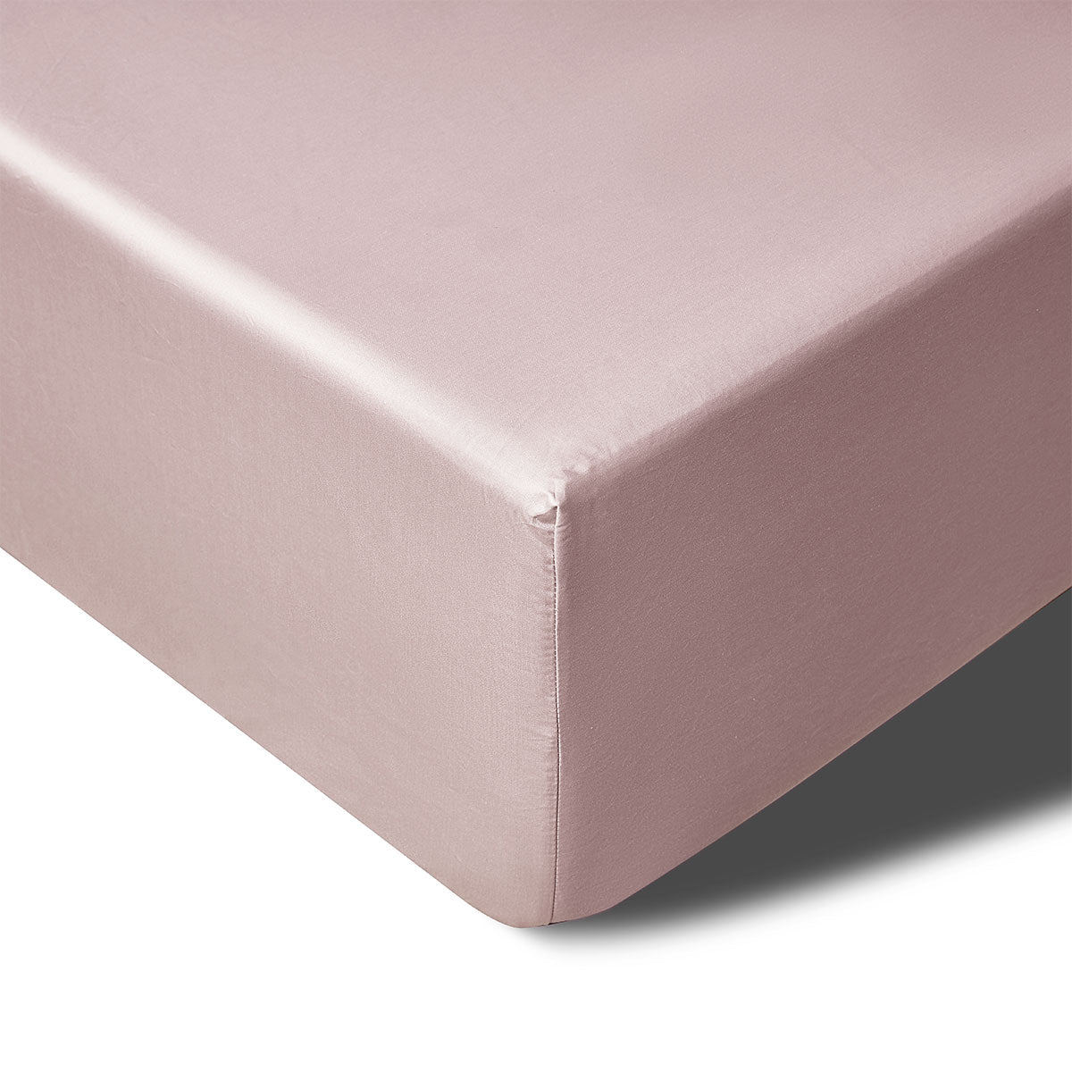 Accessorize 400TC Blush Bamboo Cotton Mega / Super Fitted Sheet 50cm Wall King V442-HIN-FITTEDS-BAMBOOCOTTON50CM-BLUSH-KI