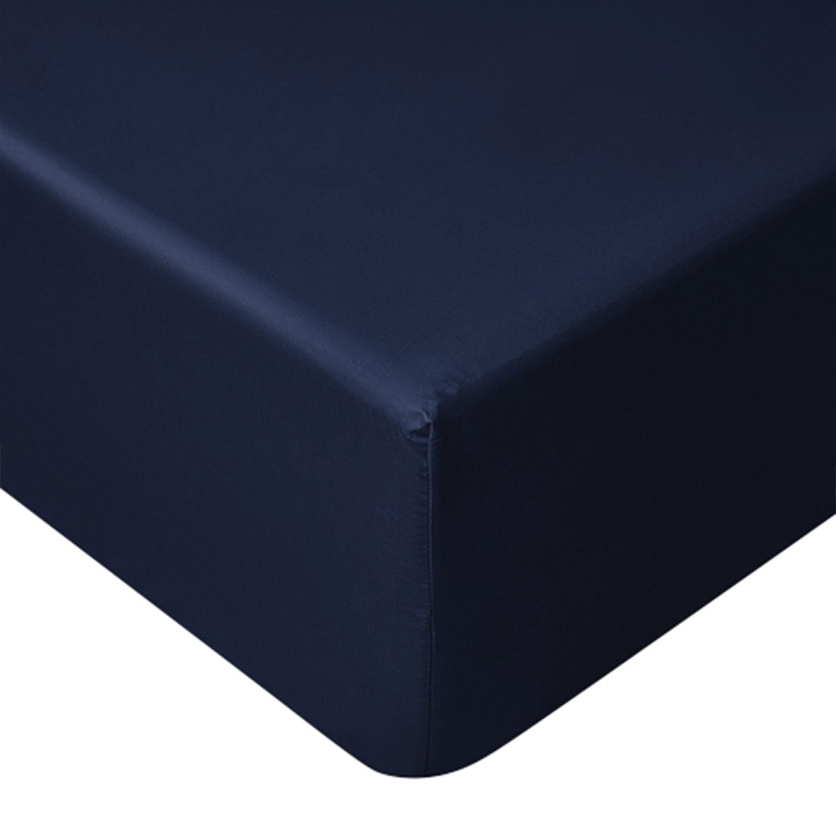 Accessorize Navy Bamboo Cotton Mega Fitted Sheet 50cm Wall King V442-HIN-FITTEDS-BAMBOOCOTTON50CM-NAVY-KI