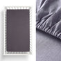 Little Gem 1 Pc Grisaille Hemp Cot Fitted Sheet V442-HIN-FITTEDS-HEMP1PC-GRISAILLE-CT
