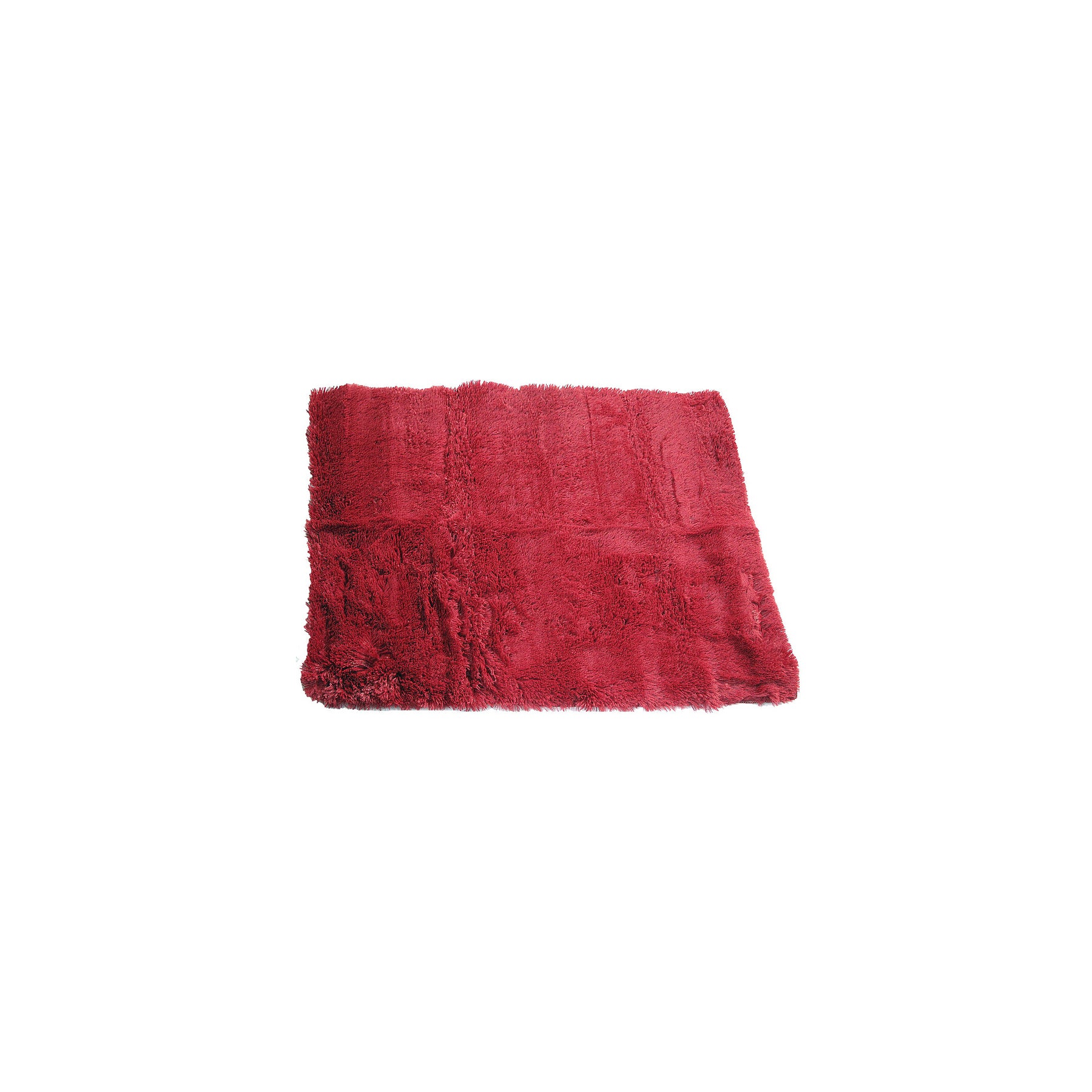 LONG HAIR Floor Rug Burgundy Rectangle V442-HIN-FLOORR-LONG-HAIR-BURGUNDY-RE