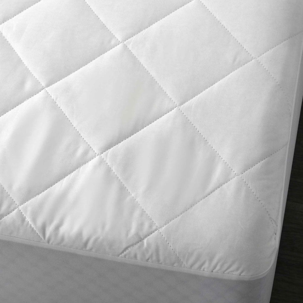 Accessorize Cotton Quilted Mattress Protector Single V442-HIN-MATTRESSP-COTTONQUILTED-WHITE-SB