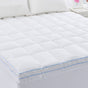 Cloudland 750GSM Memory Resistant Microball Fill Mattress Topper Queen V442-HIN-MATTRESST-750GSMMICROBALL-WHITE-QS