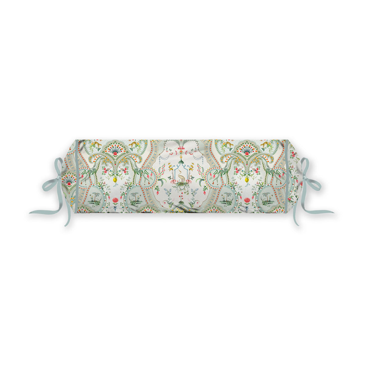 PIP Studio Curious Animal White Neck Roll Cushion V442-HIN-NECKROLL-CURIOUSANIMAL-WHITE-NK