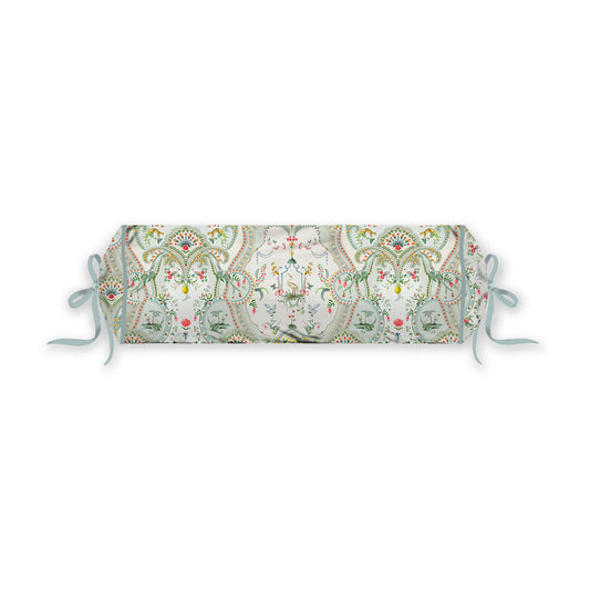 PIP Studio Curious Animal White Neck Roll Cushion V442-HIN-NECKROLL-CURIOUSANIMAL-WHITE-NK