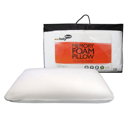 Memory Foam Pillow Medium Feel V442-HIN-PILLOW-MEMORYFOAM-WHITE-ST