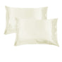 Accessorize 300TC Deluxe Essentials Satin Standard Pillowcases Stone (Ivory) V442-HIN-PILLOWC-300TCSATIN-STONE-ST