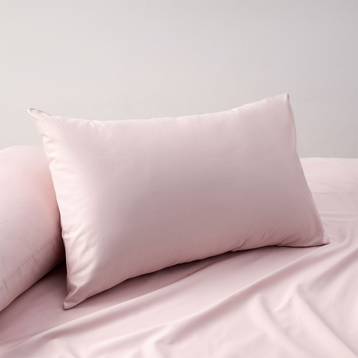 Accessorize Blush 400TC Bamboo Cotton Pair of Standard Pillowcases 48 x 73 + 15cm V442-HIN-PILLOWC-BAMBOOCOTTON-BLUSH-ST