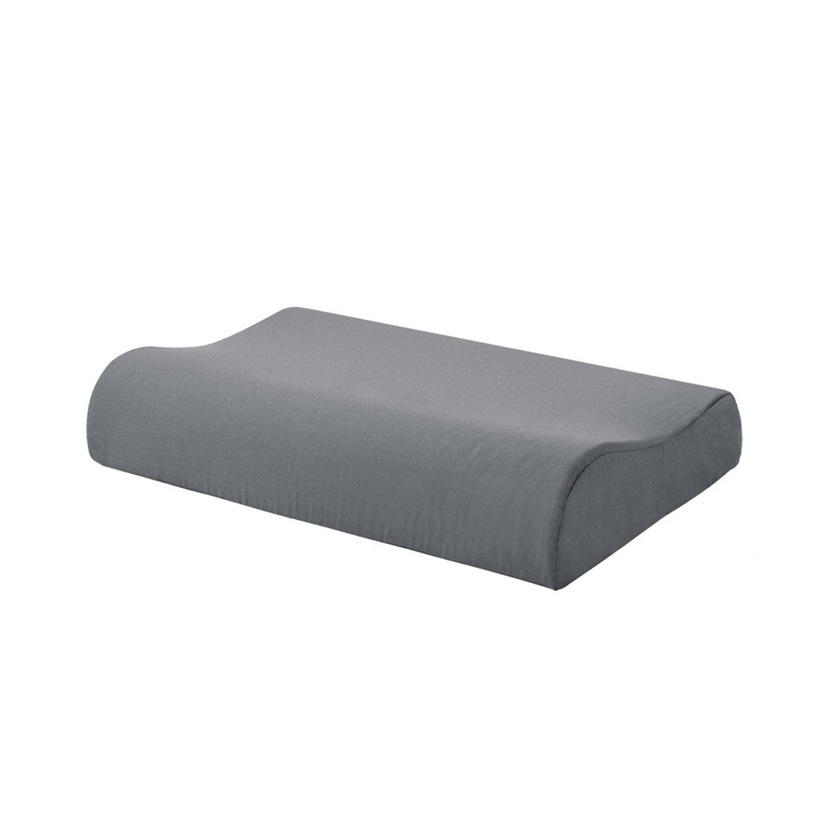 Accessorize Charcoal Cotton Rich Contour Pillowcase 40x60x12cm V442-HIN-PILLOWC-CONTOUR-CHARCOAL-SH