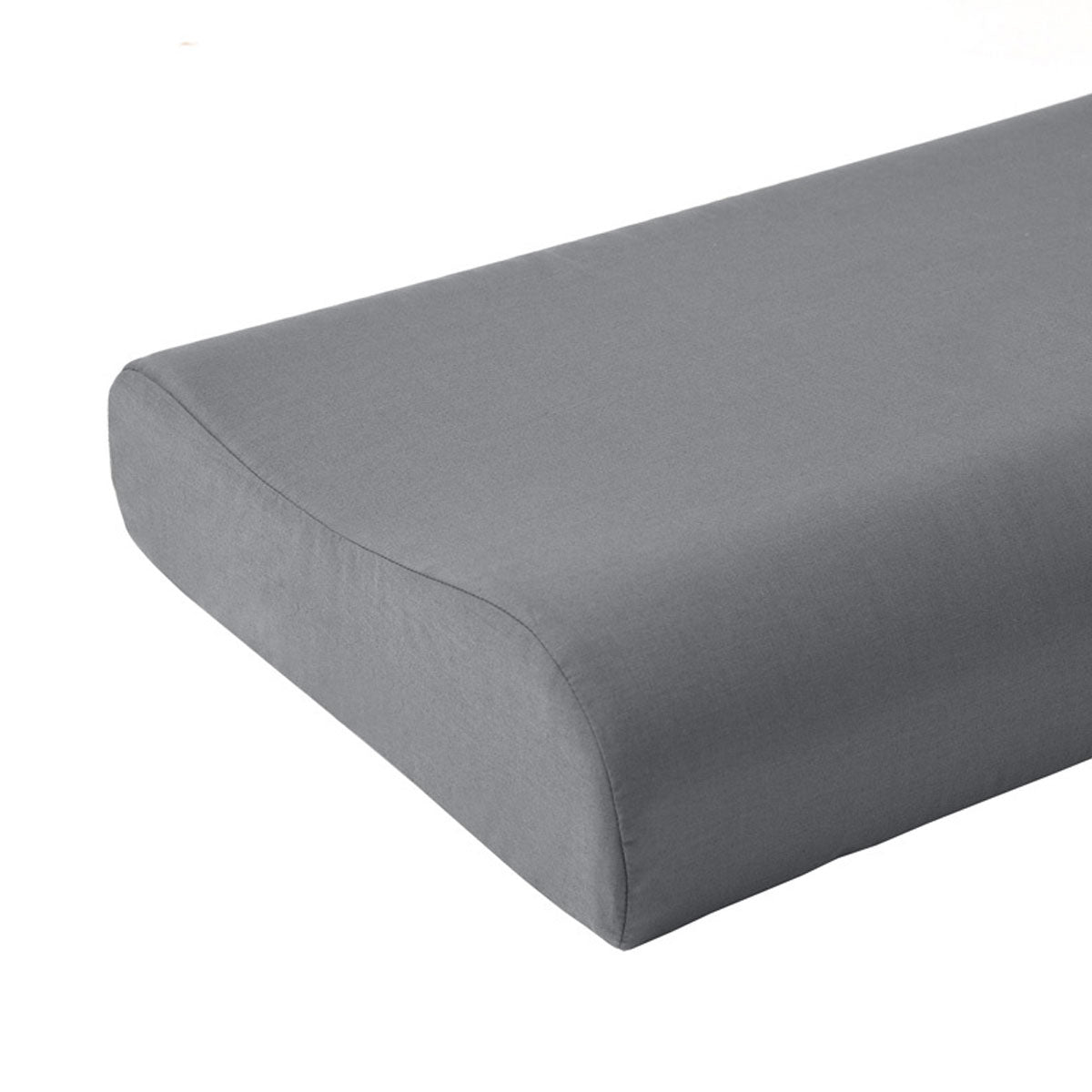 Accessorize Charcoal Cotton Rich Contour Pillowcase 40x60x12cm V442-HIN-PILLOWC-CONTOUR-CHARCOAL-SH