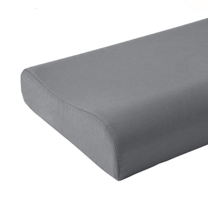 Accessorize Charcoal Cotton Rich Contour Pillowcase 40x60x12cm V442-HIN-PILLOWC-CONTOUR-CHARCOAL-SH