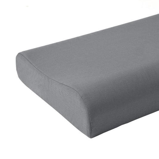 Accessorize Charcoal Cotton Rich Contour Pillowcase 40x60x12cm V442-HIN-PILLOWC-CONTOUR-CHARCOAL-SH