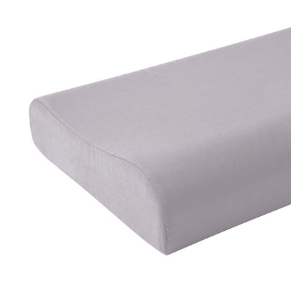 Accessorize Silver Cotton Rich Contour Pillowcase 40x60x12cm V442-HIN-PILLOWC-CONTOUR-SILVER-SH