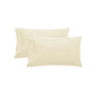 Pair of Pure Cotton 250TC Standard Pillowcases Cream V442-HIN-PILLOWC-COTTON-250TC-CREAM-ST