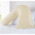 Pure Cotton 250TC Tri Pillowcases Cream V442-HIN-PILLOWC-COTTON-250TC-CREAM-TR