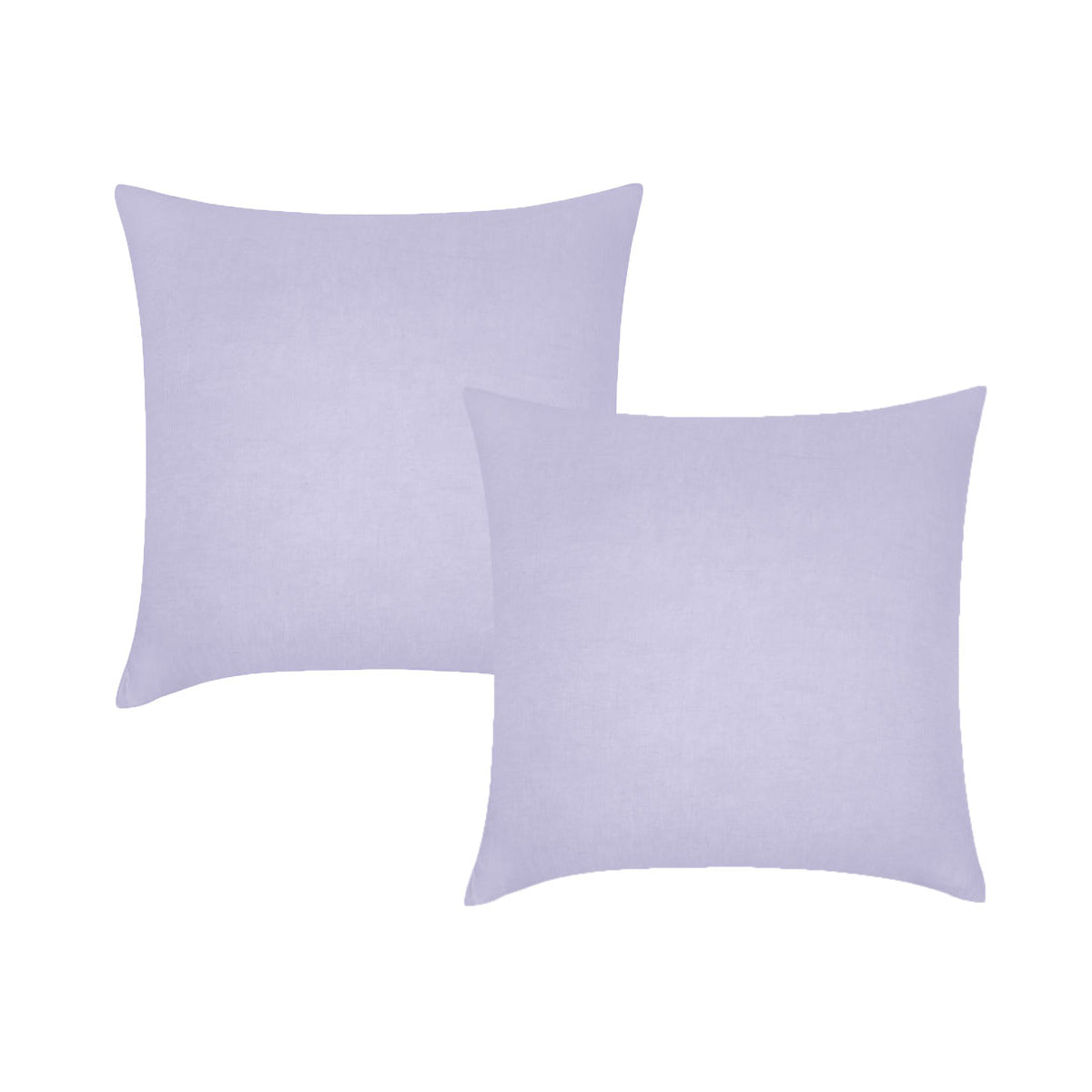Vintage Design Homewares Pair of Lilac French Linen European Pillowcases 65 x 65cm V442-HIN-PILLOWC-FRENCHLINEN-LILAC-EU