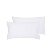 Accessorize Pair of White Hotel Deluxe Cotton King Pillowcases 50cm x 90cm V442-HIN-PILLOWC-HOTELCOTTON-WHITE-KI