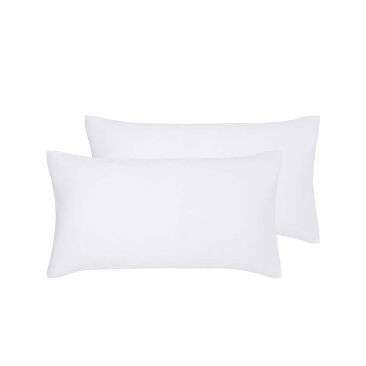Accessorize Pair of White Hotel Deluxe Cotton King Pillowcases 50cm x 90cm V442-HIN-PILLOWC-HOTELCOTTON-WHITE-KI