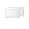 Accessorize Pair of White Piped Hotel Deluxe Cotton Standard Pillowcases V442-HIN-PILLOWC-HOTELPIPED-WHITE-ST