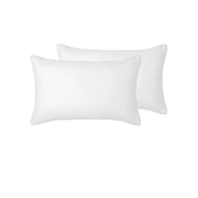 Accessorize Pair of White Piped Hotel Deluxe Cotton Standard Pillowcases V442-HIN-PILLOWC-HOTELPIPED-WHITE-ST